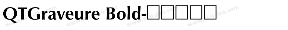 QTGraveure Bold字体转换